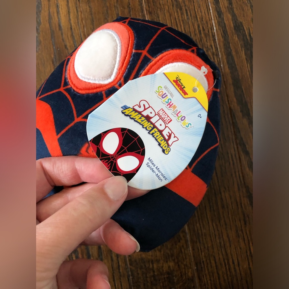 *NWT* Squishmallows x Marvel Spider-Man Miles Morales 5” Plush Toy - Picture 5 of 6